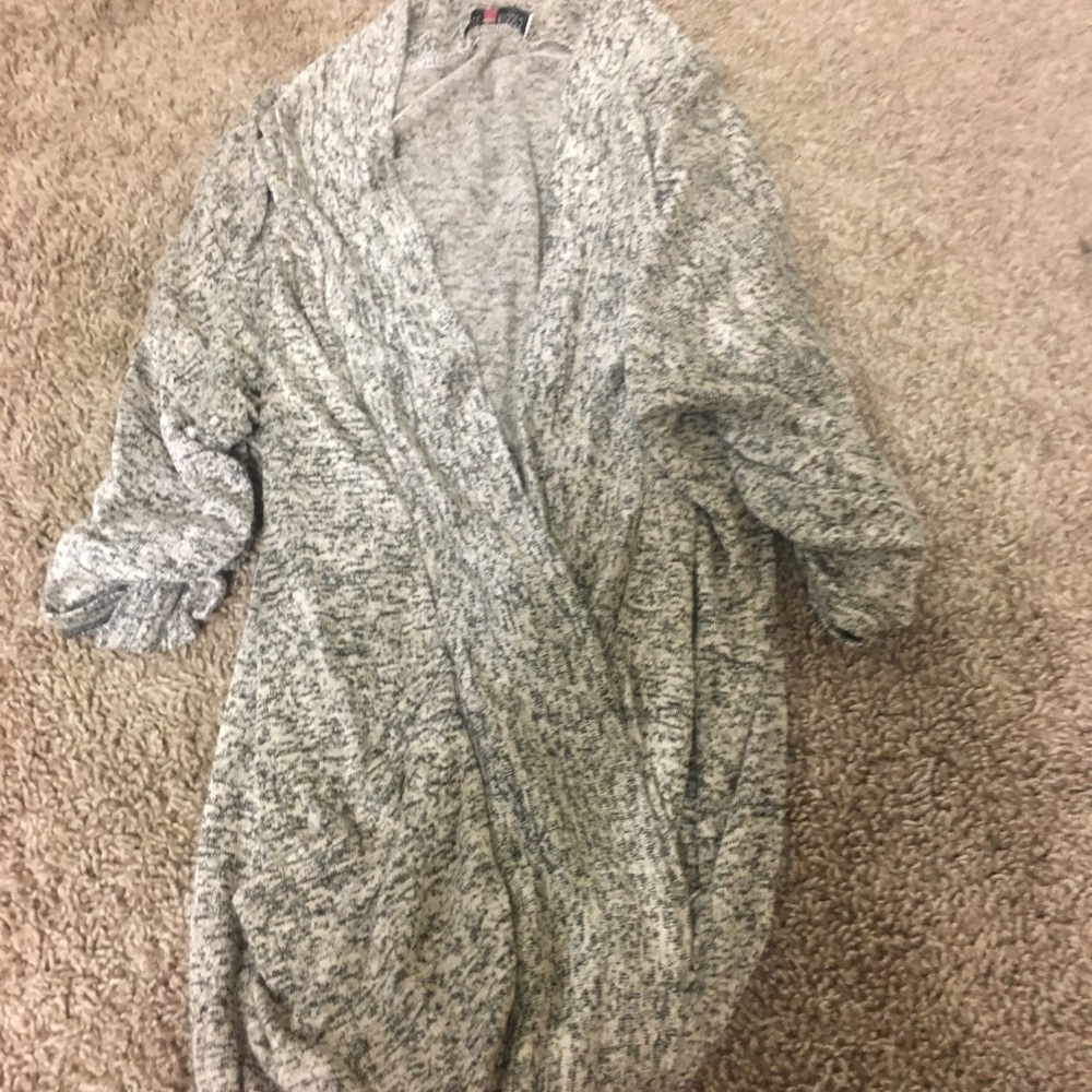 Grey cardigan